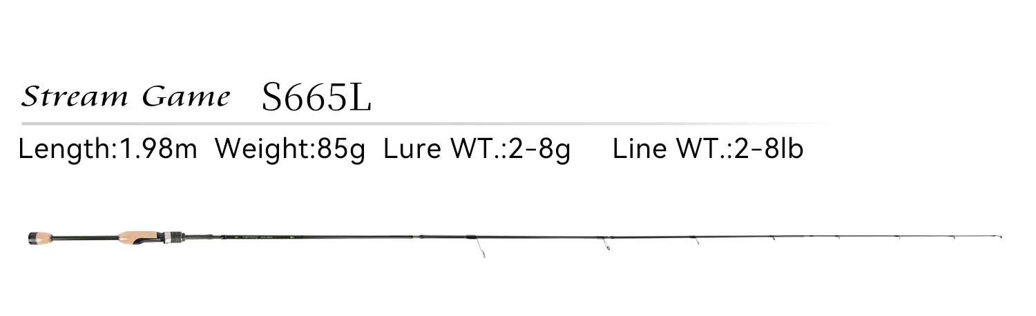 TSURINOYA INTRUDER 1,6/1,68/1,8/1,98m 5-teilige tragbare Spinn- und Casting-Angelrute für Forelle, Barsch, Bergbäche, packbare Rute – Detail 34