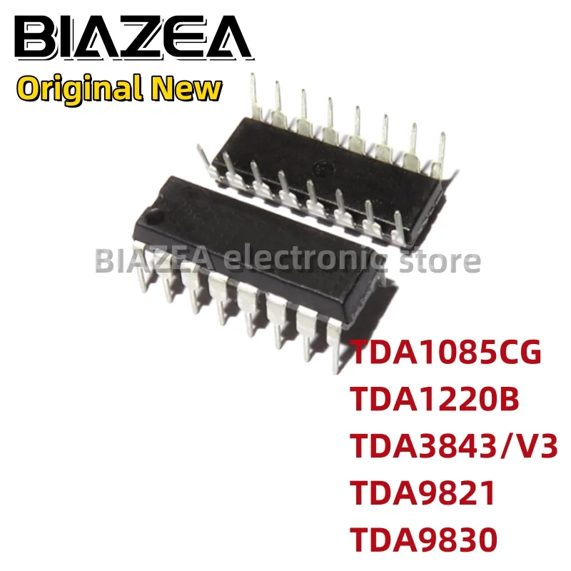 1piece TDA1085CG TDA1220B TDA3843/V3 TDA9821 TDA9830 DIP-16