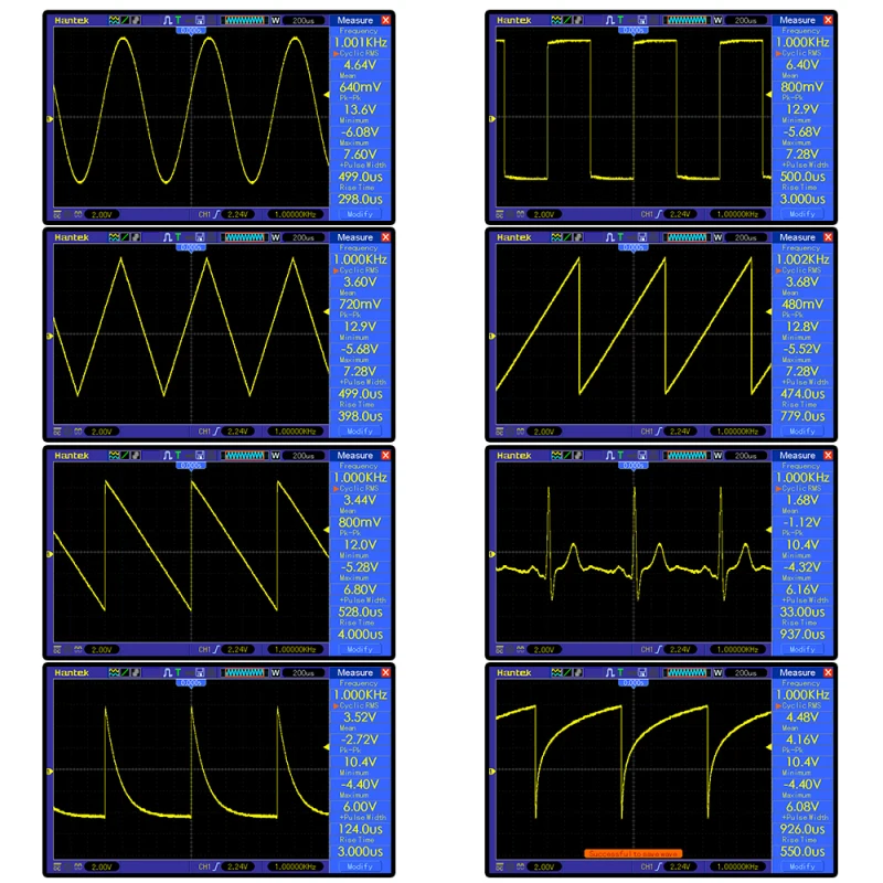 Generator sygnału funkcji DDS FG-200 miernik częstotliwości 0.01Hz-moduł źródło sygnału 500KHz Sine + kwadrat + przebieg piłokształtny