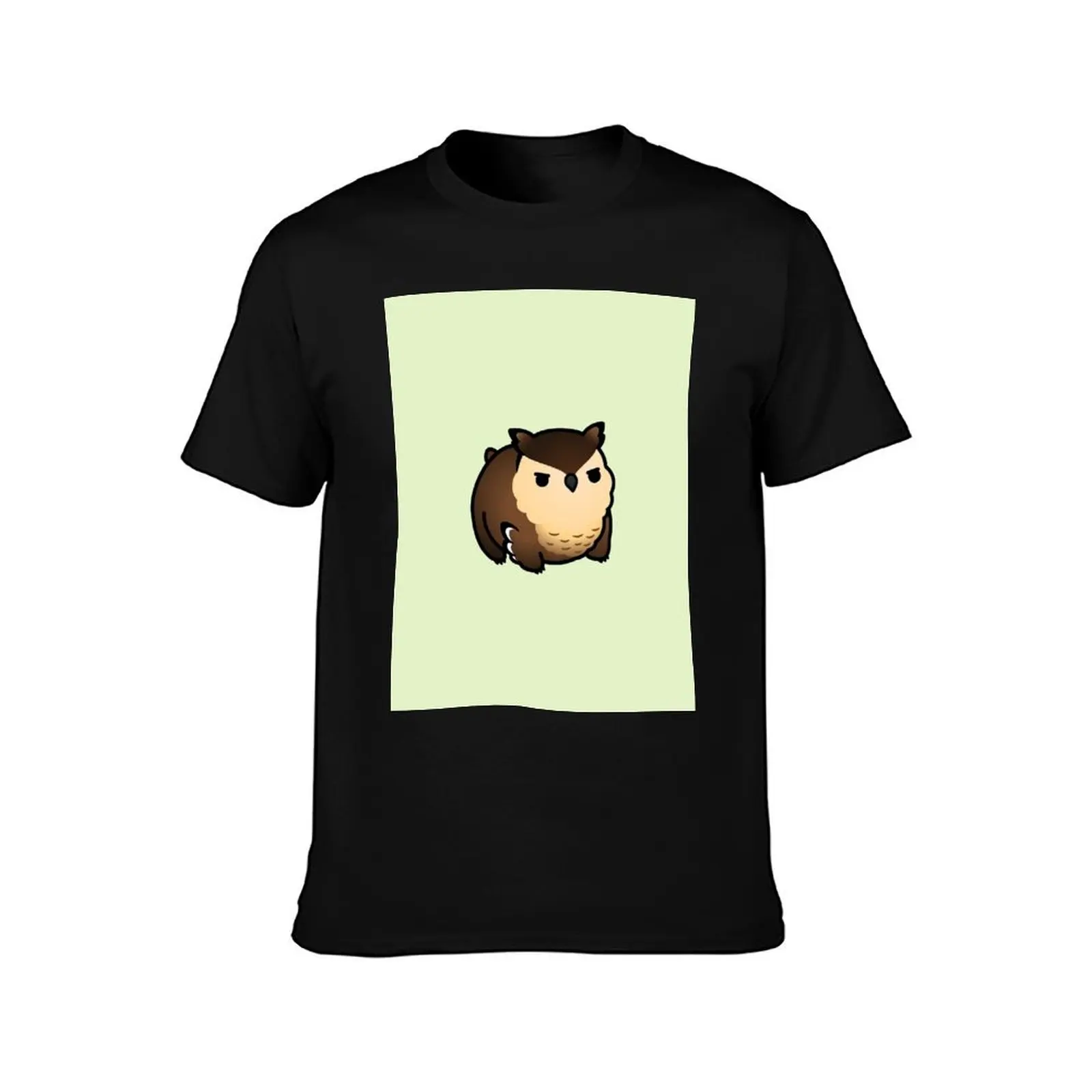 Chubby Owlbear T-Shirt Basic Crew Neck Short Sleeve Top T-Shirt