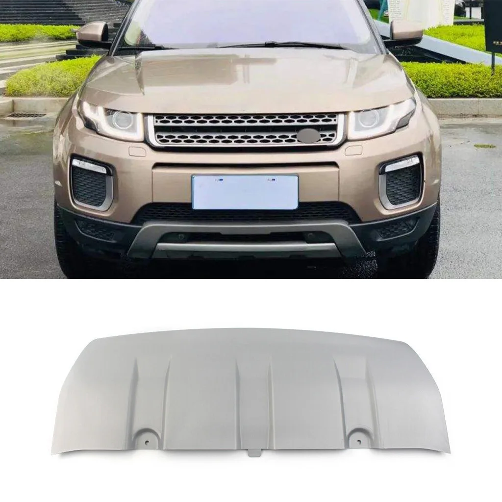 Black Front Bumper Skid Plate Cover For Land Rover Range Rover Evoque 2016 2017 2018 Car Accessories