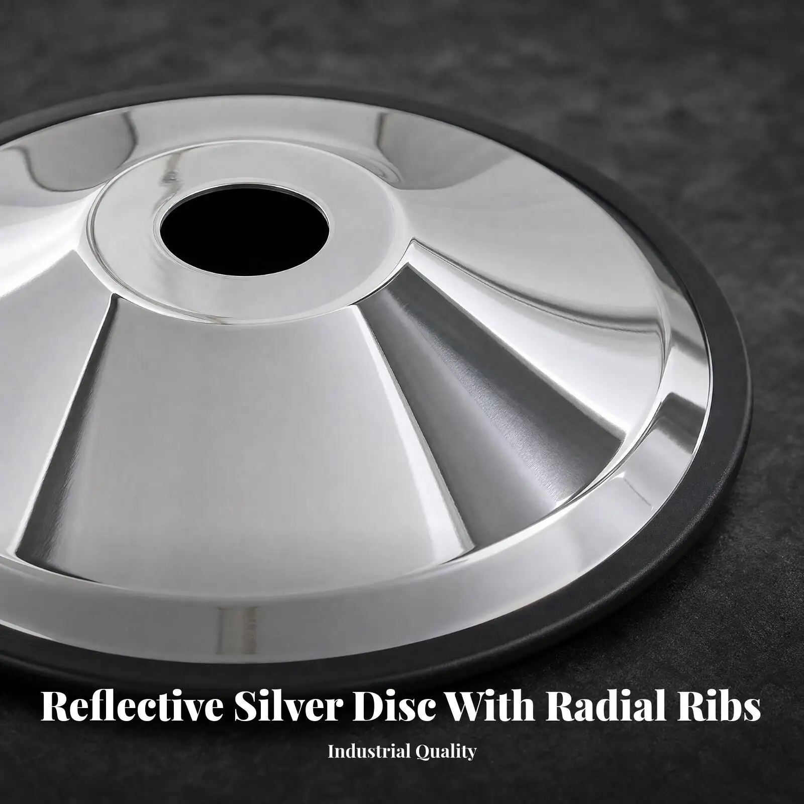 580 Mm Diameter Chair Base Easy to Install Replacement Chair Base with Central Mounting Opening Reflective