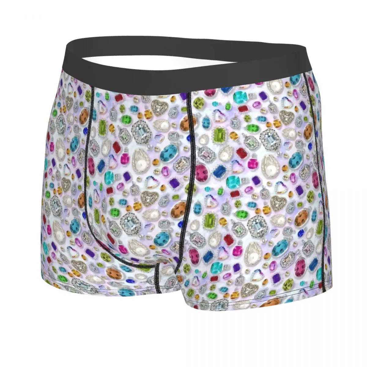 Custom Male Novelty Disney Cartoon Jewelpet Sanrio Japanese Anime Underwear Boxer Briefs Stretch Shorts Panties Underpants