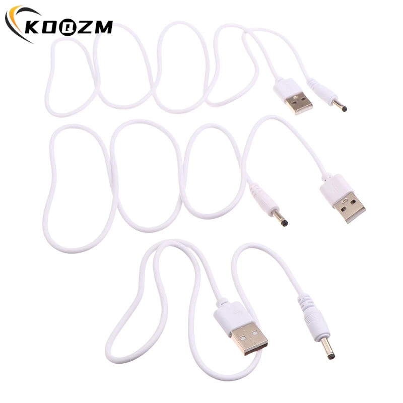 USB To DC 3.5mm Power Cable Jack Connector 5V Charger Power Cable Universal For HUB Mini Fan Router Speaker MP3/MP4
