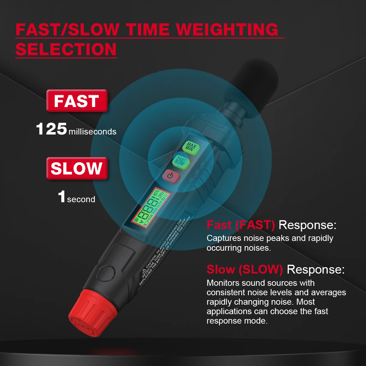 

HABOTEST HT64 Noise Measuring Instrument db Meter 30~130dB Mini Audio Sound Level Meter Decibel Monitor