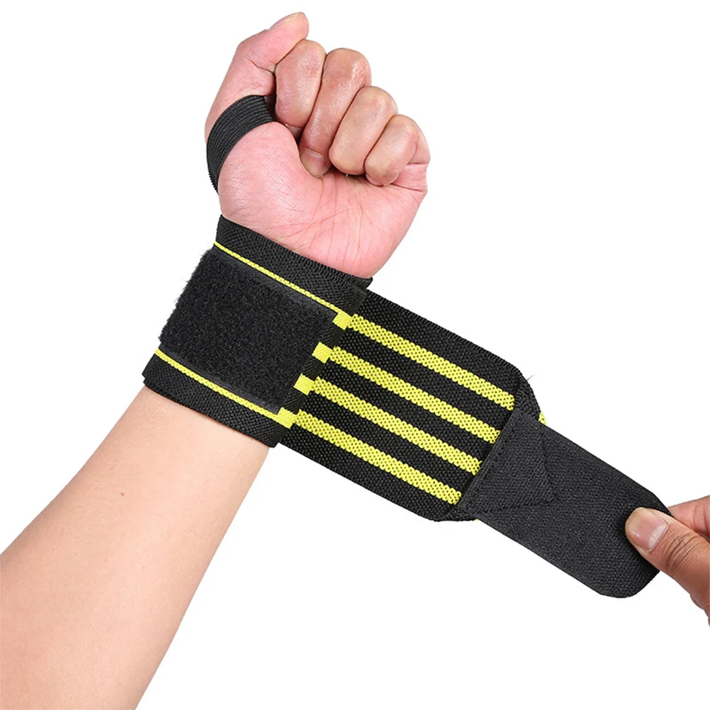 

Fitness Wrist Band Weightlifting Compression Wrist Bracer Breathable Support for Sports Basketball Running Climbing Fitness
