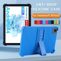 For Headwolf WPad5 10.1 inch Kickstand Coat Shockproof Cover 2024 Android 14 Tablet Case Soft Silicon Stand Protective Shell