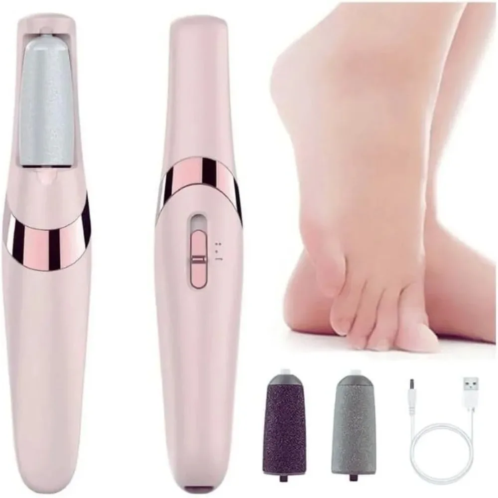 

New electric foot file, small rechargeable, for removing calluses and dead skin, foot scrubber and trimming.