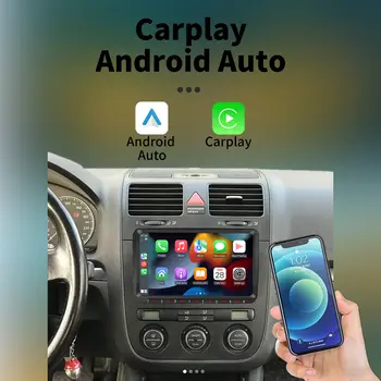 適用於大眾高爾夫Plus 2004-2013款的車載多媒體主機,支援GPS導航、Carplay、安卓系統,2+64G,2DIN尺寸,9吋螢幕,立體聲系統 8 最佳銷售 福斯高爾夫Plus配件 - №3