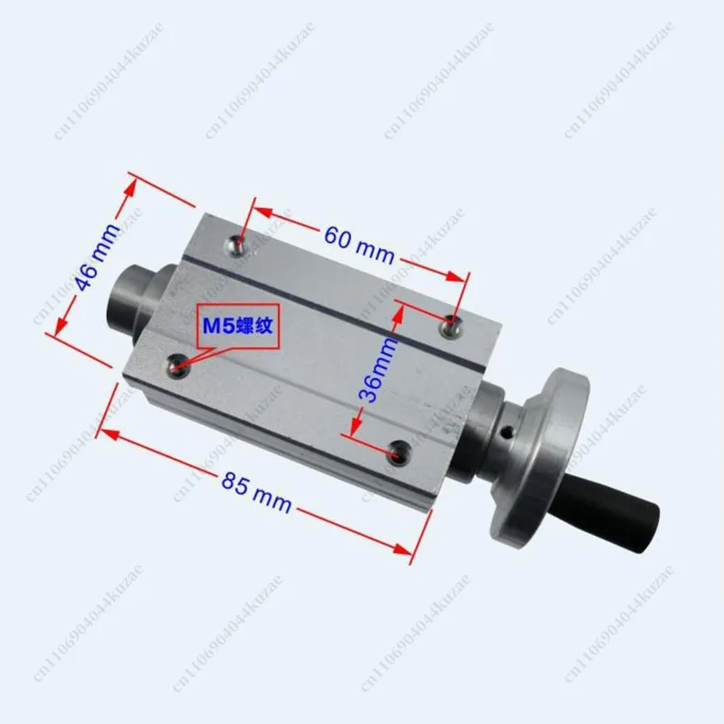 DIY Mini Lathe Tailstock Assembly with Slider, B12 Drill Chuck & Live Spindle Set image 4