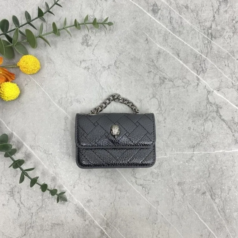 

Elegant Y2K Retro Crossbody Bag Quilted Rivet Detail Underarm Micro Bag Ladies Stylish Exquisite Portable Fashion