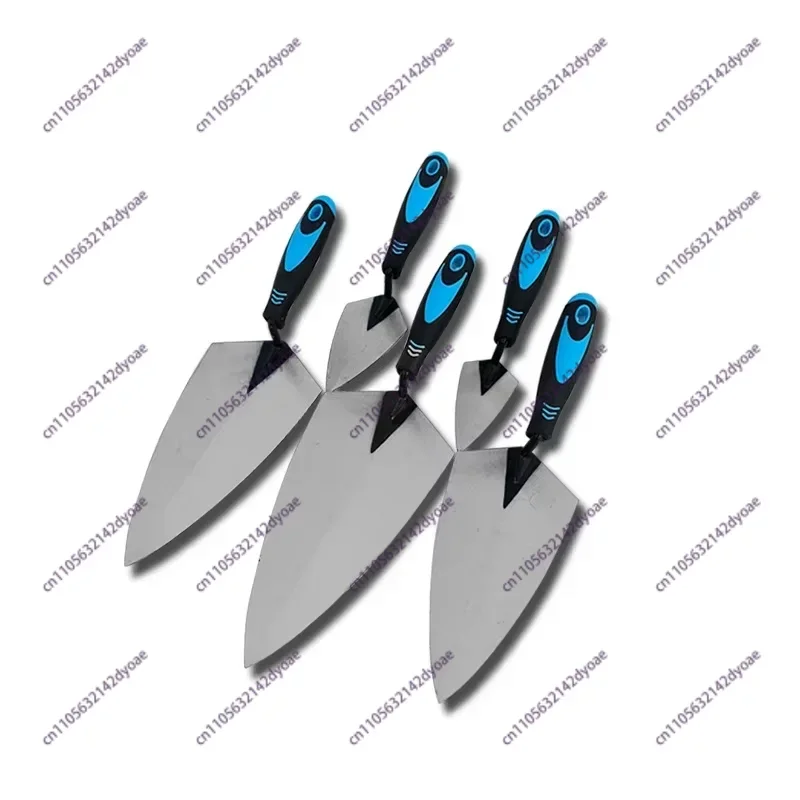 High Carbon Steel Pointing Trowel Bricklaying Tool - Ergonomic Soft Grip Handle Masonry Knife for Plastering Concrete