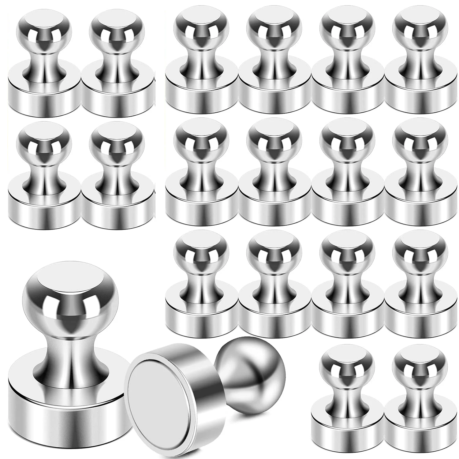 10pcs Magnetic Pins Neodymium Magnetic Thumbtacks for Whiteboard Cone Super Strong Fridge Pushpin Magnets Home Storage Tools