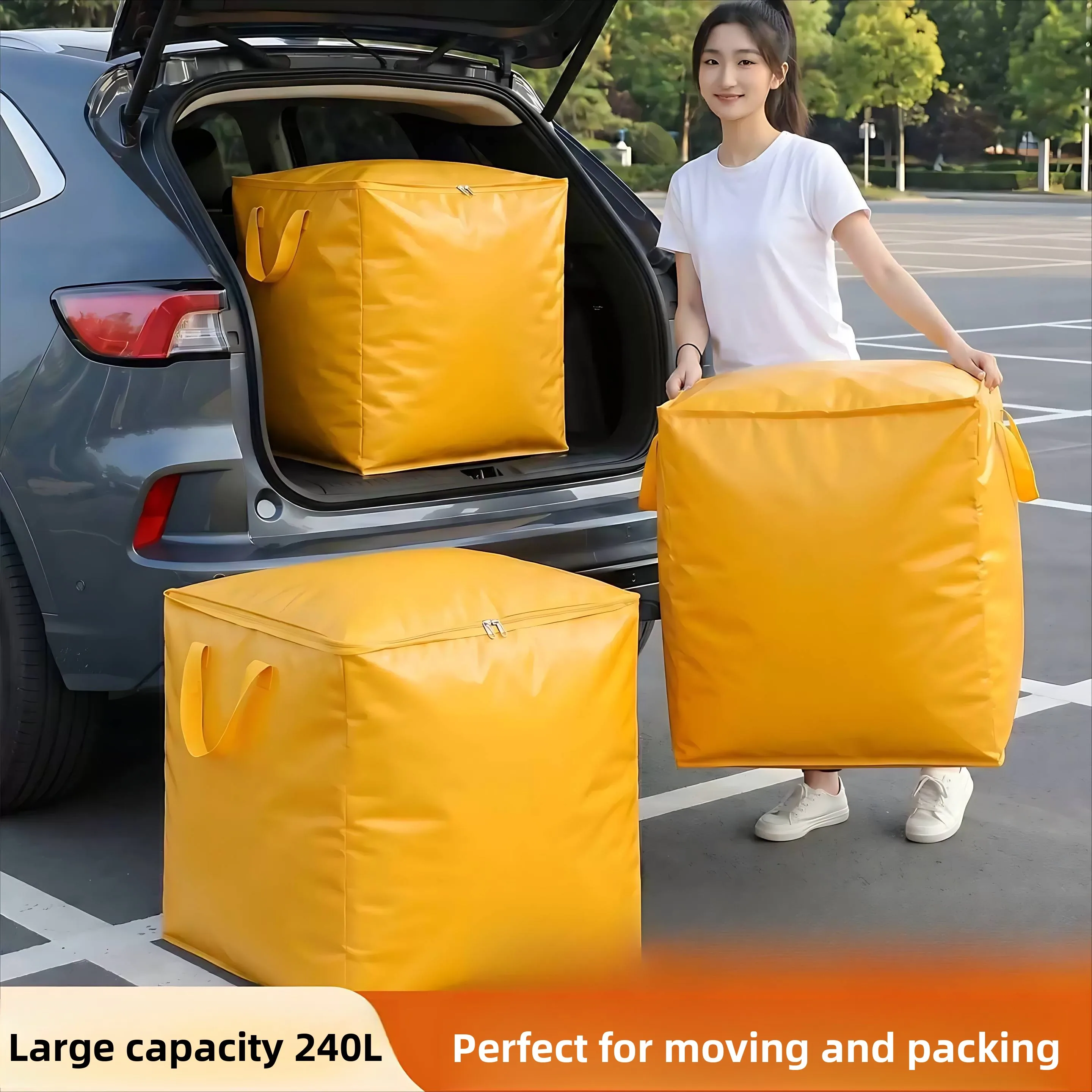Large Capacity Moving Packing Bag Seasonal Clothes Quilt Storage Bag Organizer Box for Moving Special Tool Bag for Adults