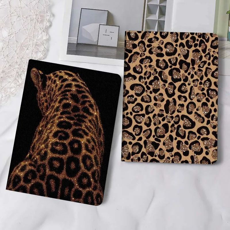 

Golden Leopard Pattern Gift Tablet Case For Samsung Tab Galaxy S6 S11 A A7 A8 A9 A11 10.1 10.4 10.5 Plus Lite
