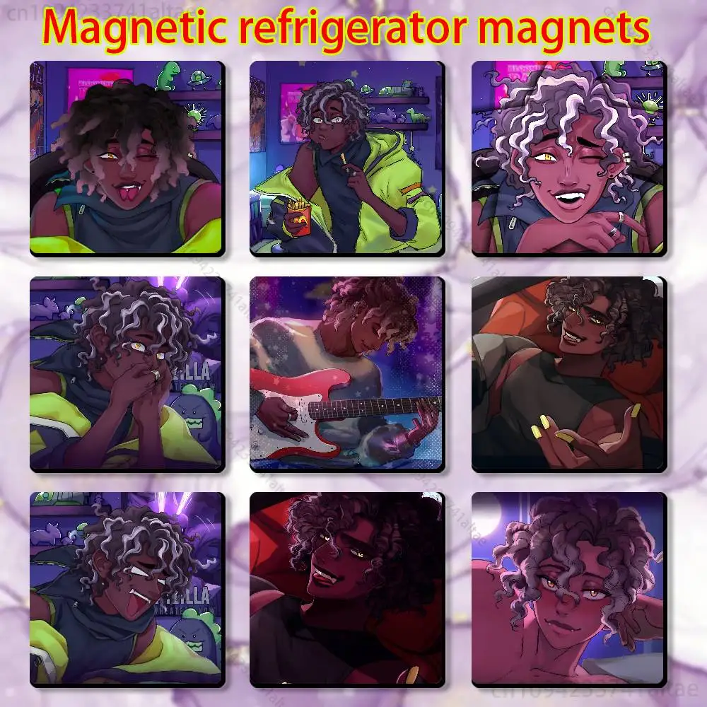 

Micah Yujin E-ERROR143 Magnetic Fridge Magnets - No Falling Off, Fit for Refrigerators, All Metal Surfaces,Home Decor