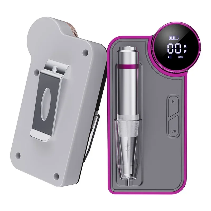 Pulidor de uñas recargable portátil para el hogar, máquina lijadora de uñas profesional de alta velocidad de 35000 Rpm, equipo pulidor de uñas