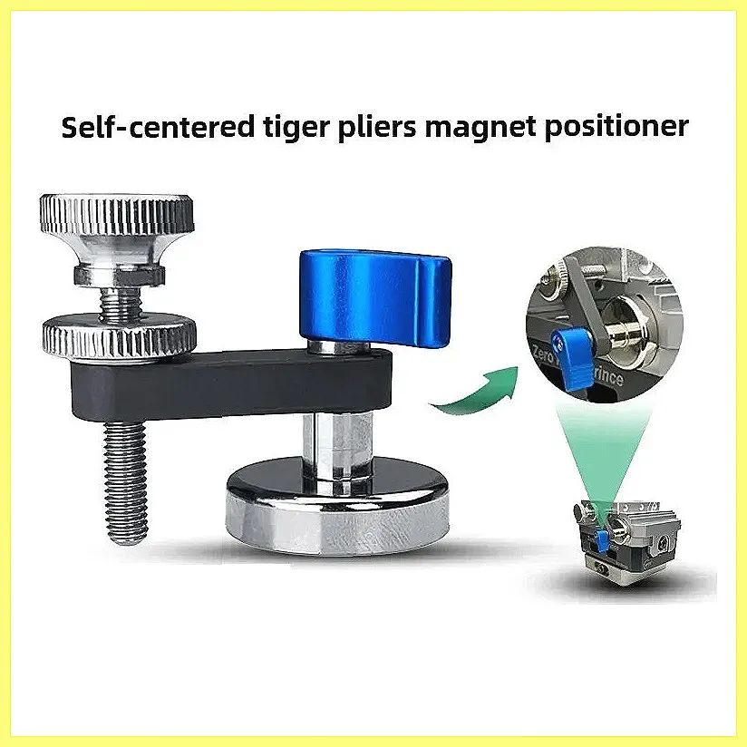 Self Centering Vise Vice Magnet Locator, 2PCS 60x20x20mm CNC Workpiece Positioner, Parallel Magnetic Suction Auxiliary Tool