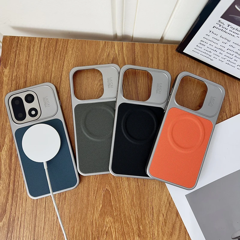 For OnePlus 15 Case Magnetic Hard Triangle Pattern PU Leather +Hard PC Ultra-thin Protective Cover For One Plus 15