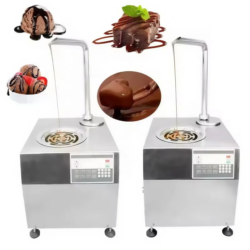 Máquina automática de têmpera de dispensador de chocolate/torneira dispensadora de chocolate/distribuidor de chocolate quente