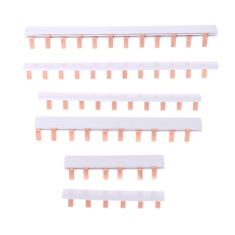⭐ 1/2P Pin Type Busbar Copper Bar Terminal Block For MCB DZ47 Air Switch Connector 63A Circuit Breaker Connector