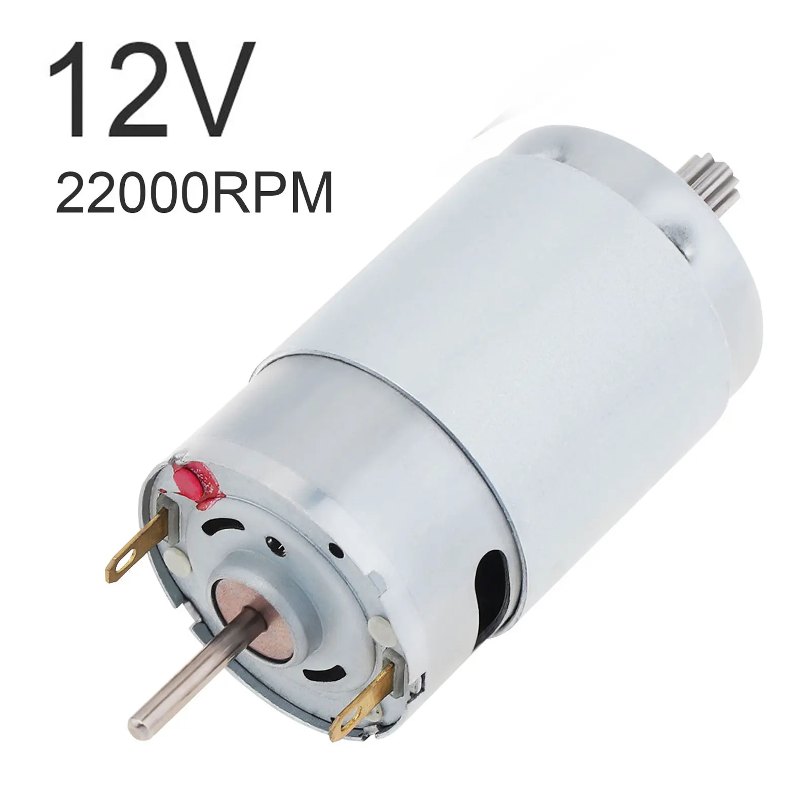 

390 DC Motor 9 Teeth 12V 22000RPM High Speed Large Torque Mini Motor for Air Pump / DIY Toys / Small Appliances Tools