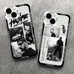 Hajime MiyaGi Andy Panda Phone Case For iPhone 14 13 12 11 Pro Max Mini X XR XS MAX SE 7 8 Plus Cover Transparent Fundas Coque