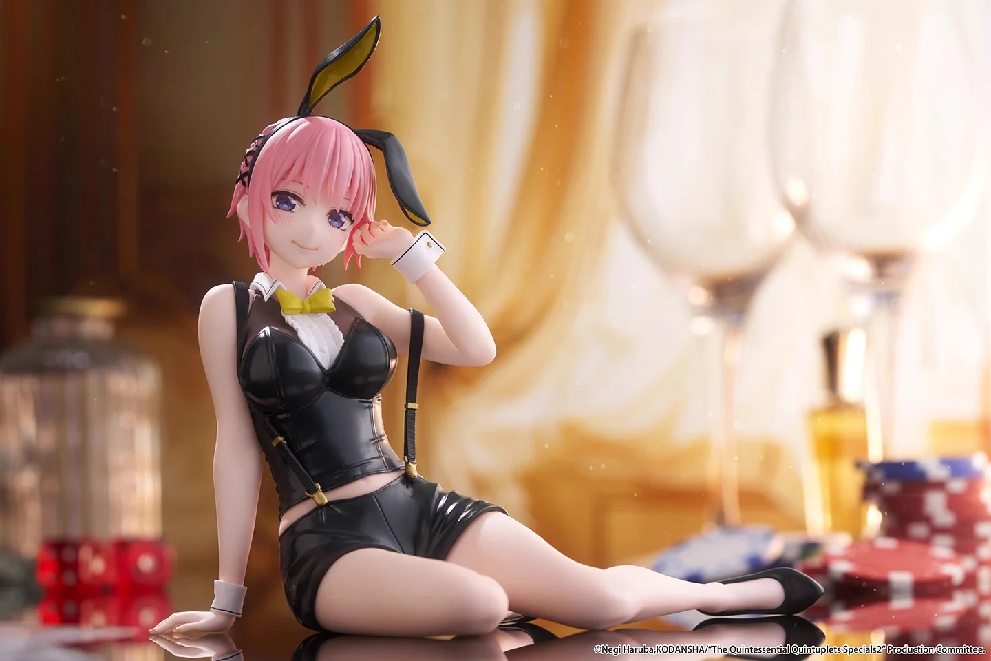 在庫ありタイトーオリジナルデスクトップかわいいアニメ五等分の花嫁中野一花アクションフィギュアコレクタブルモデル玩具ギフト