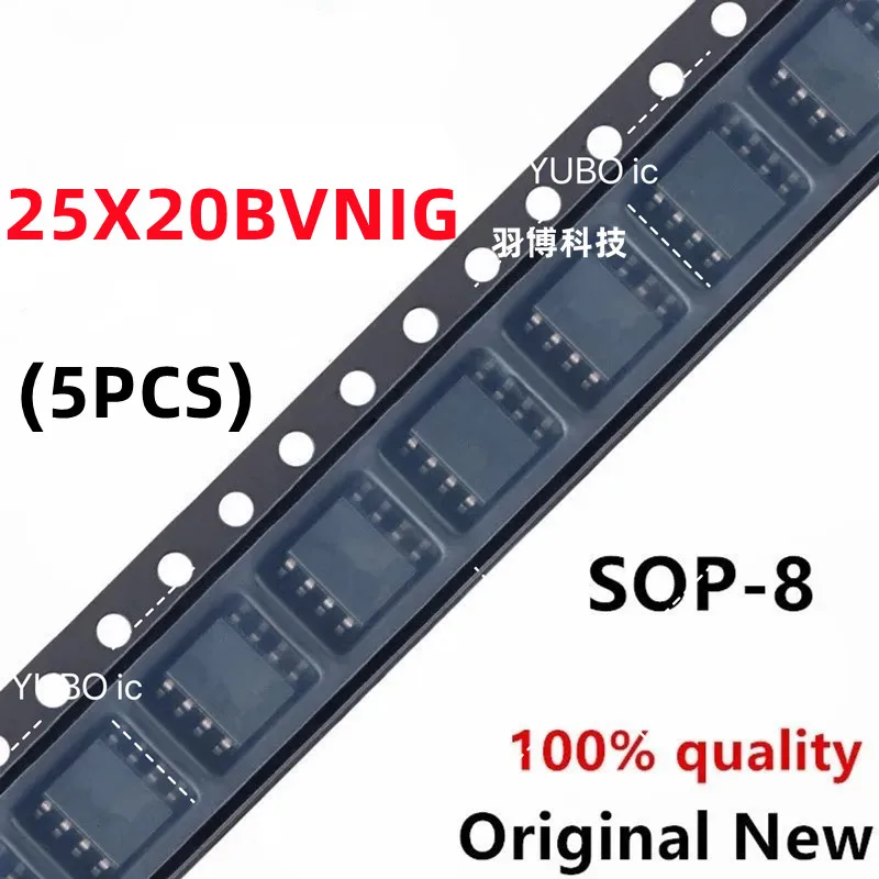 (5piece)100% New 25X20BVNIG W25X20BVNIG sop-8 Chipset