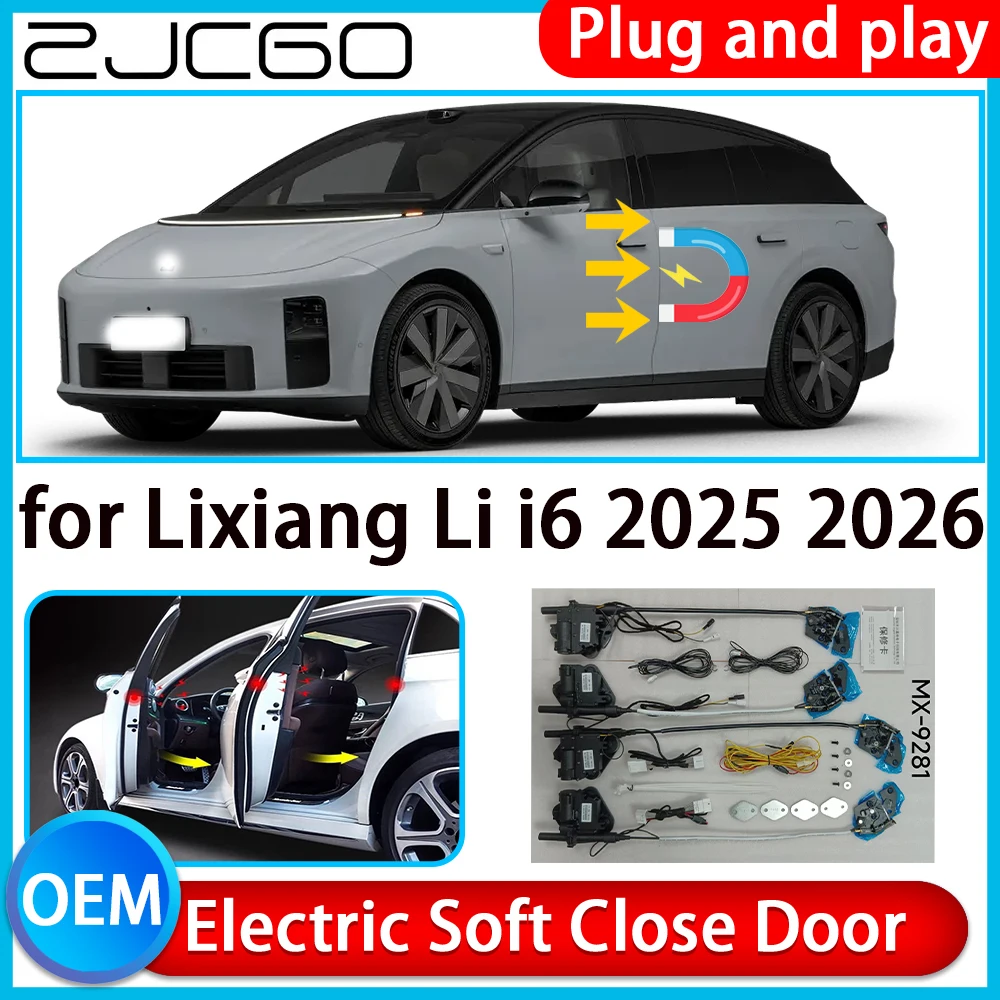 

ZJCGO for Lixiang Li i6 2025 2026 OEM Car Auto Pull Soft Close Door Power Latch Electric Door Catch Soft Closing Assist System