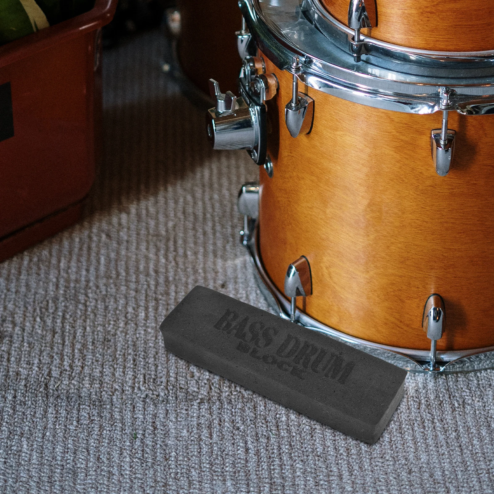 

Non-Slip Bass Block Set Accessories Sponge Stopper Anti-Skid Anchor Durable Lightweight Drum Parts For Studio Touring Use