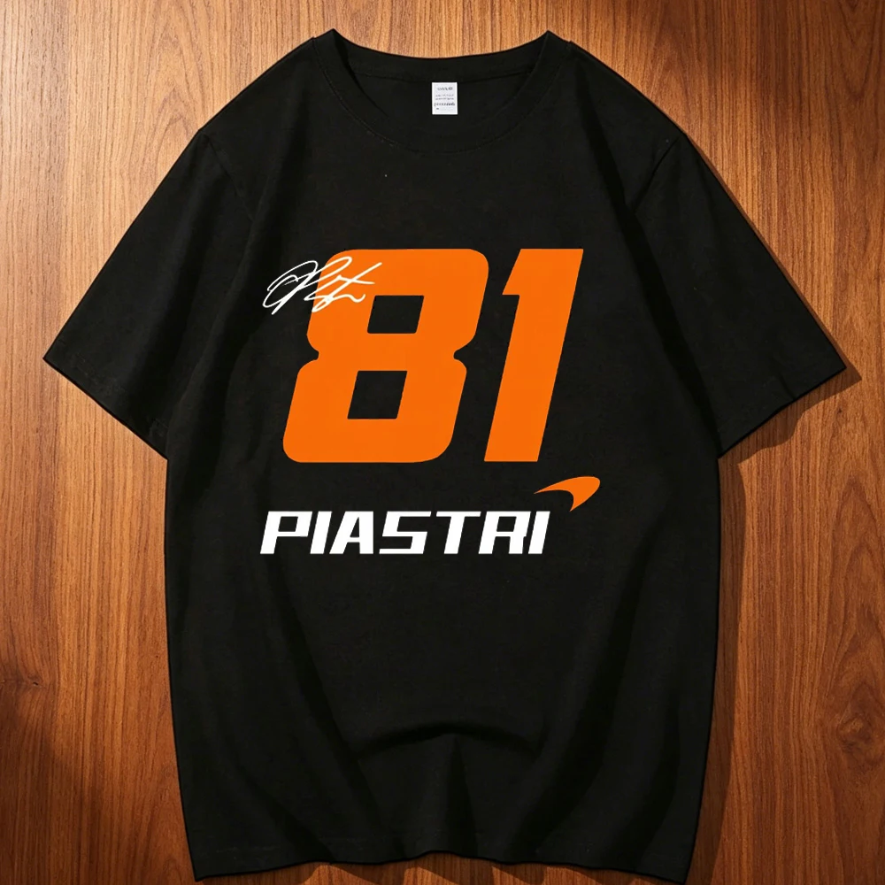 Oscar Piastri cotton t-shirt teen hip hop Psychedelic Grunge University Pastel top tees Trendy hip hop Pastel graphic Y2k