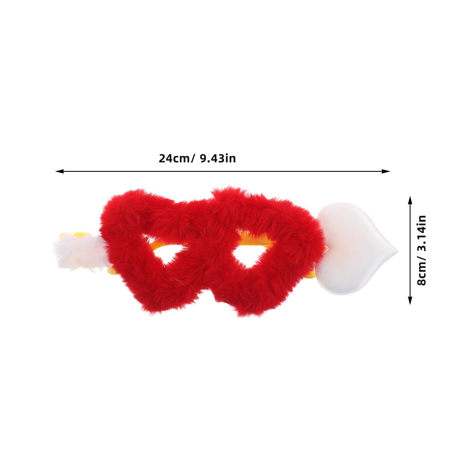 2 pezzi occhiali da sole a forma di cuore donne uomini bambini occhiali da festa per la celebrazione dell'amore gita romantica feste a tema cosplay decorativi