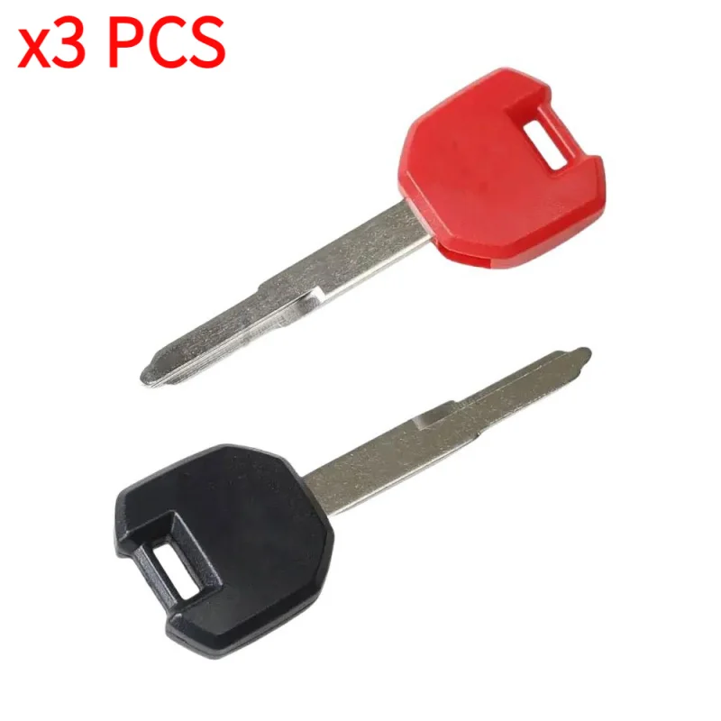 3Pcs Blank Key Motorcycle Replace Uncut Keys For SUZUKI V-STrom 250 GSX250R DL250 GSX250 R DL250