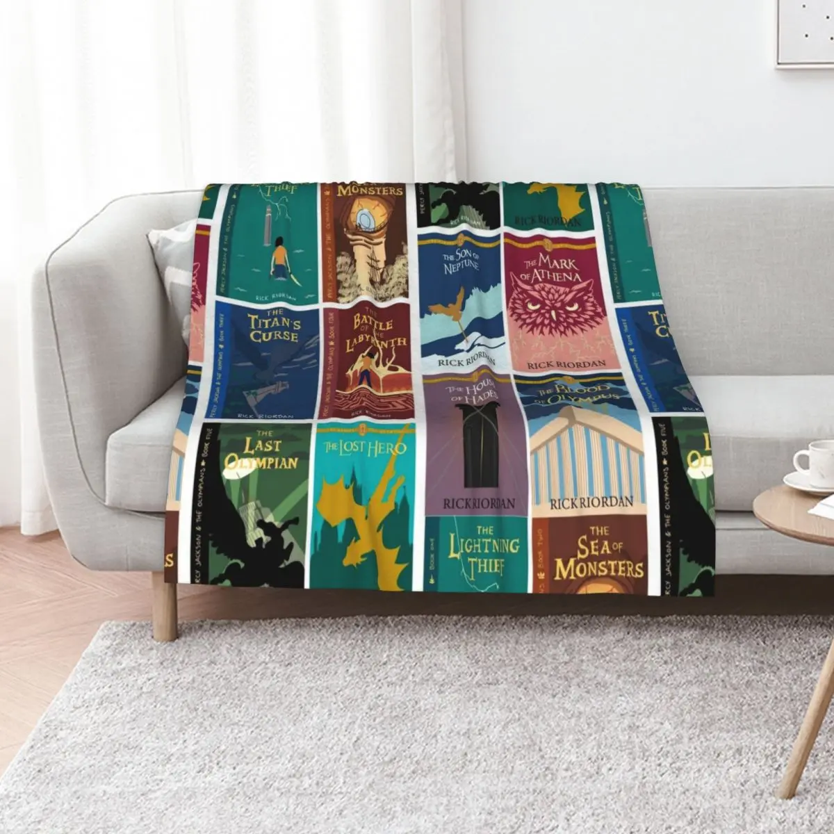 

pjo and hoo series pack Throw Blanket Plaid Nap warm winter christmas gifts Blankets