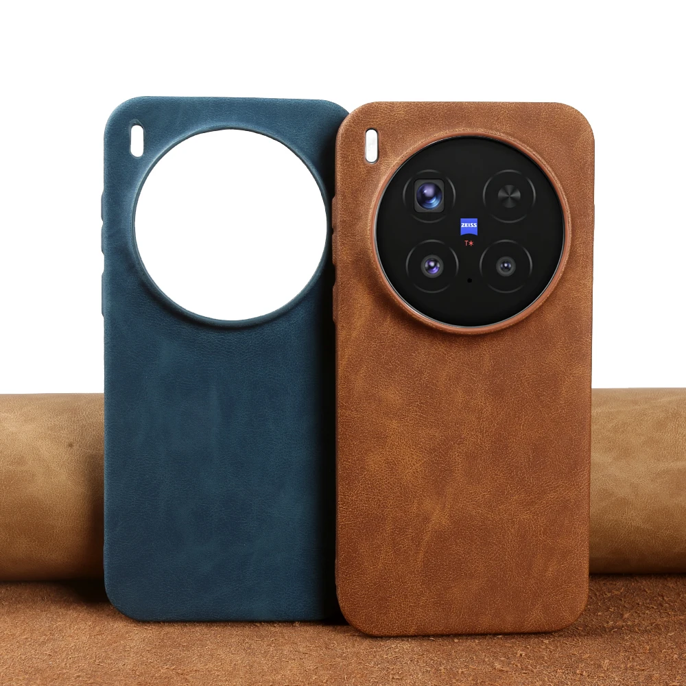 

Premium Leather Case For Vivo X300 Ultra Pro X300 FE X300S X200S X100S S30 X200 Pro Mini V50 Lite Phone Case Back Cover Coque