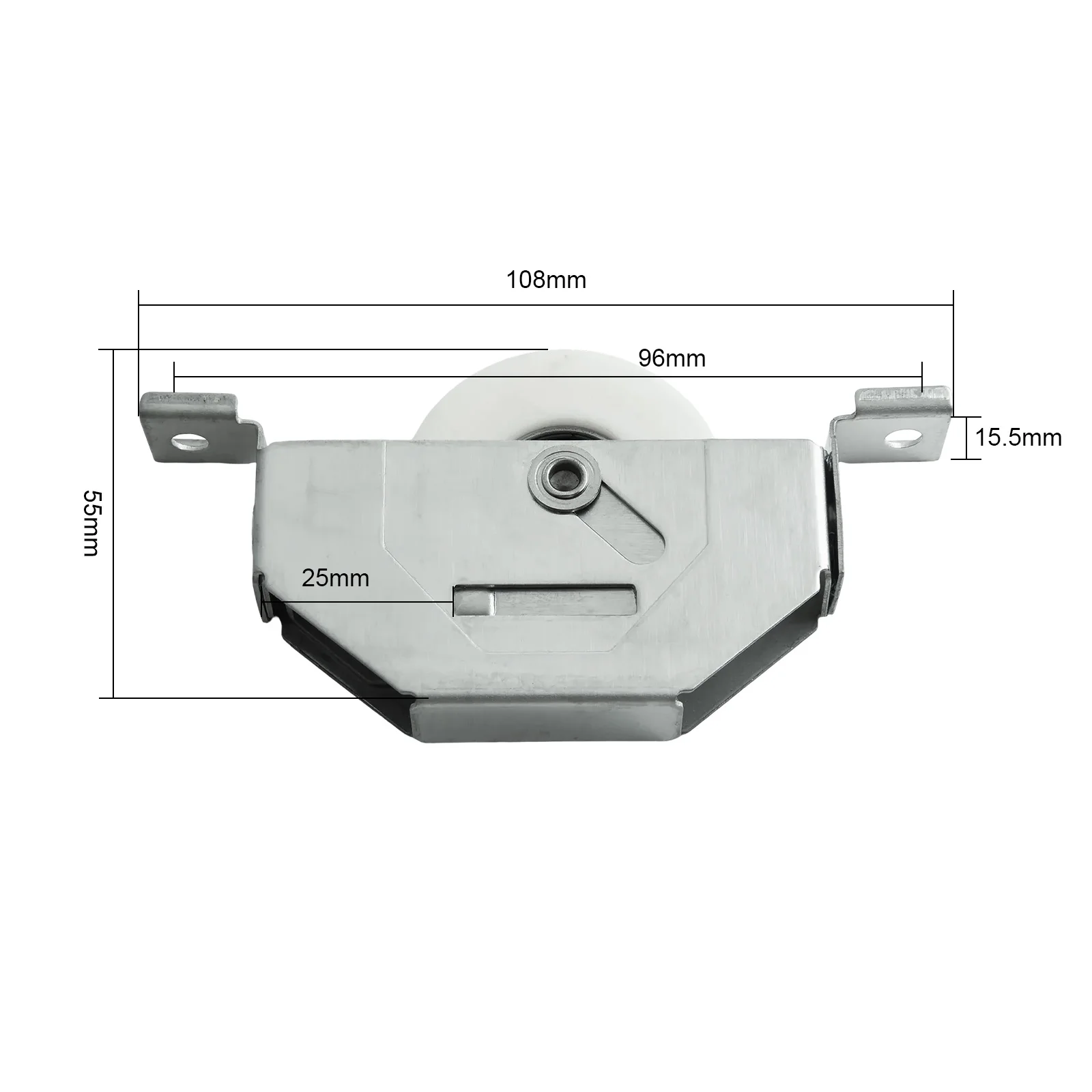 Sliding System Nylon Wheel Roller Easy Installation Sliding Pulley Bearing Commercial Use Quiet Sliding Experience