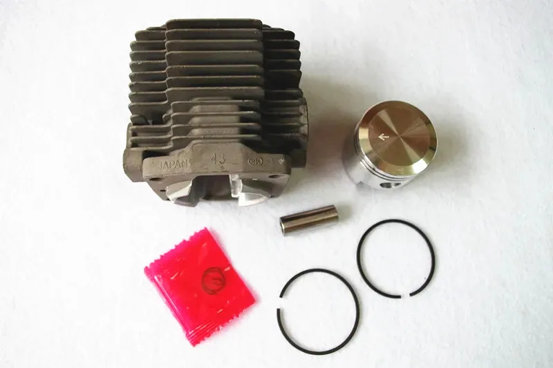 TH43 Cylinders kit 41.5mm for Kawasakis TH43 TH430 KBH43A trimmers brush cutter Cylinder piston ring pin clips assembly