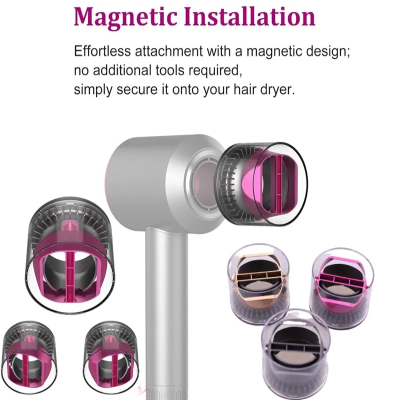 

Автоматическая поворотная насадка для Dyson Supersonic HD01 HD02 HD03 HD08 HD15 SenCiMen X13 Super фен, инструмент для укладки насадки