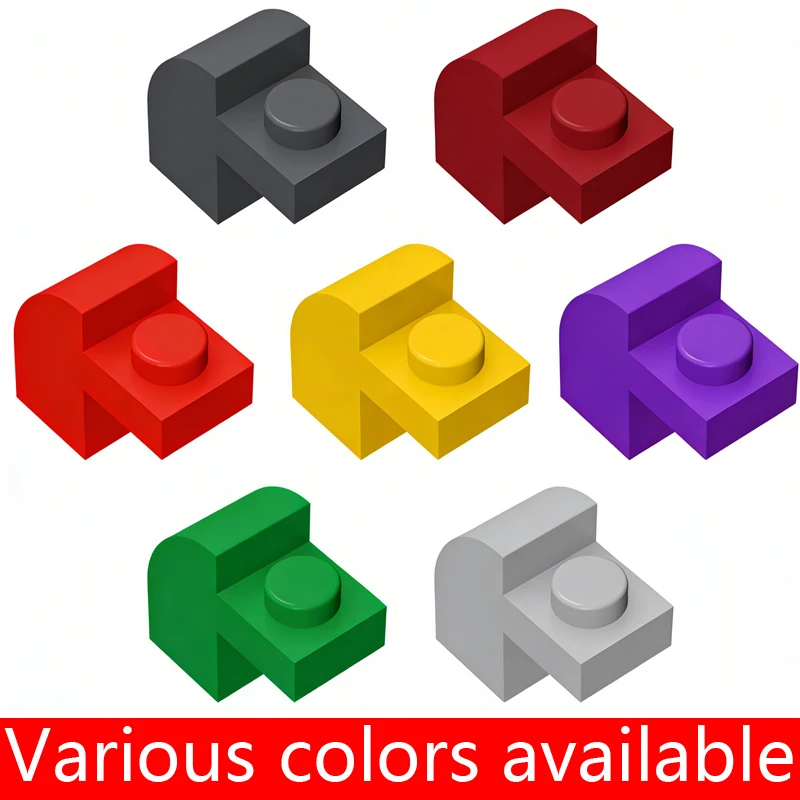 20pcs 6091 Curved 2 x 1 x 1 1/3 Recessed Bricks Collections Bulk Modular GBC Toys For Technical MOC DIY Building Blocks Compatib