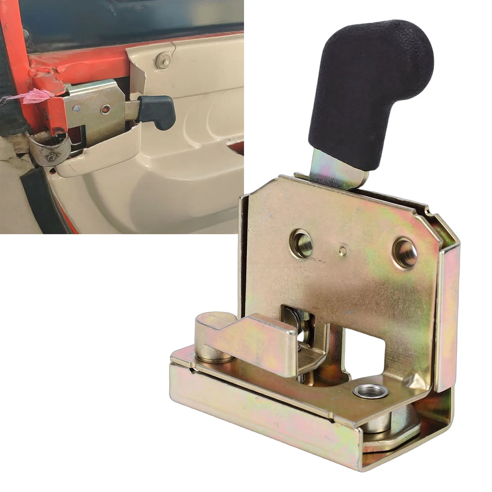 Forklift Door Handle Lock Kit Universal Multifunctional Heavy Duty Tractor Metal Door Handle Lock Latch Kit