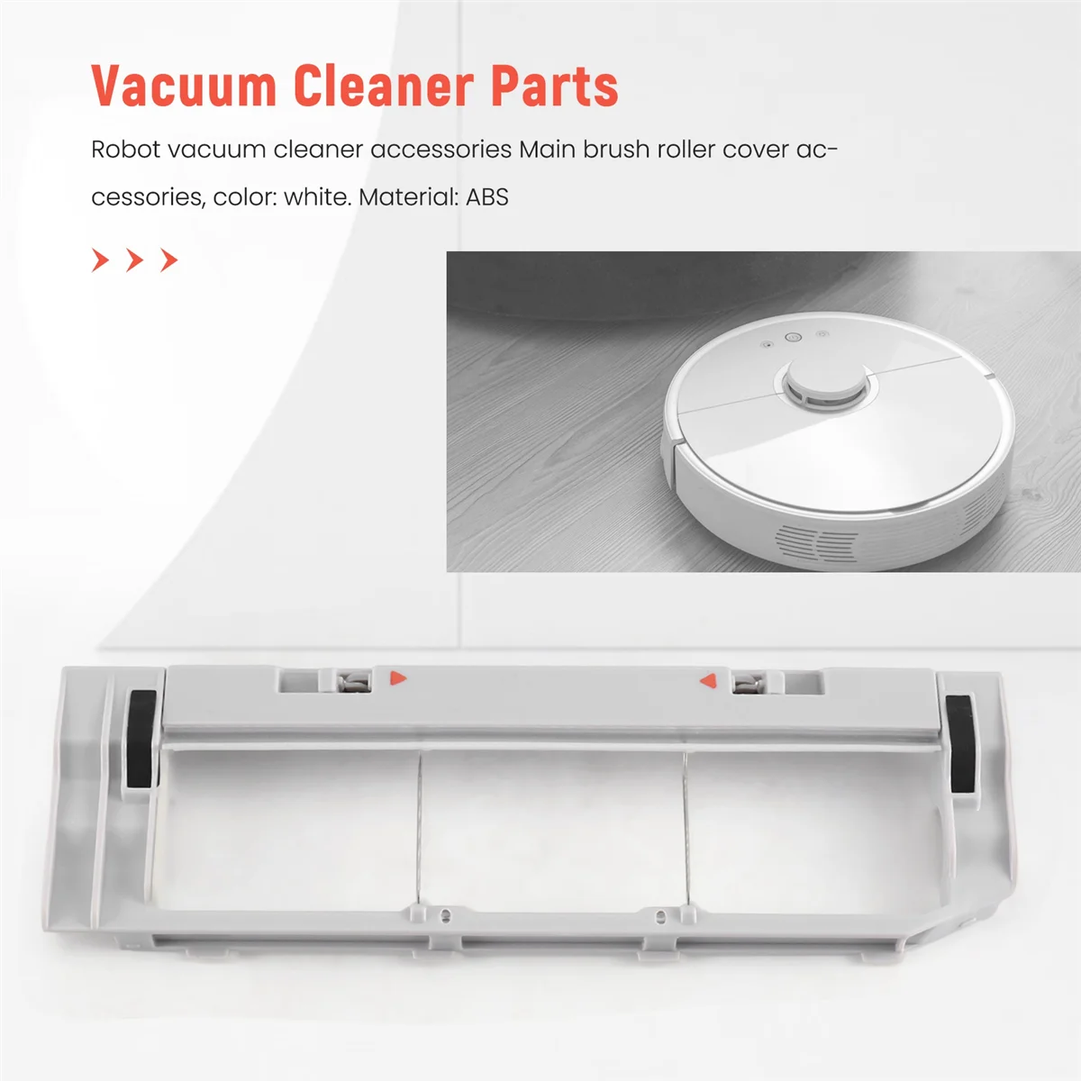 Main Brush Roller Cover Accessories for Xiaomi Mijia Roborock S5 Max S6 MaxV S50 S51 Xiaomi Robot Vacuum Cleaner Parts