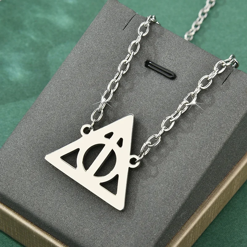 Catena maglione in acciaio al titanio, collana lunga per abbigliamento alla moda, collana con ciondolo geometrico in acciaio inossidabile, scollatura retrò