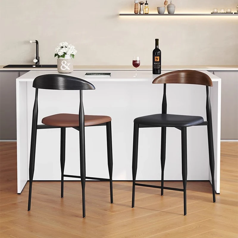 

Design Height Counter Bar Chairs Accent Modern Office Make Up Ergonomic Chairs Kitchen Velours Taburetes Altos Cocina Furniture