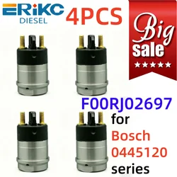 4PCS Diesel Fuel Injector Solenoid F00RJ02697 FOORJ02697 for 0445120006 0445120103 0445120003 0445120094 0445120004 0445120097