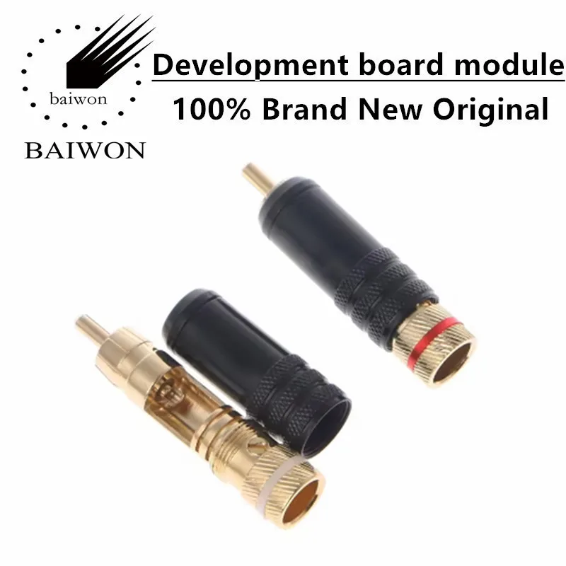 WBT-0144 Vergoldeter RCA-Stecker mit Sperre zum Löten oder Video-Stecker