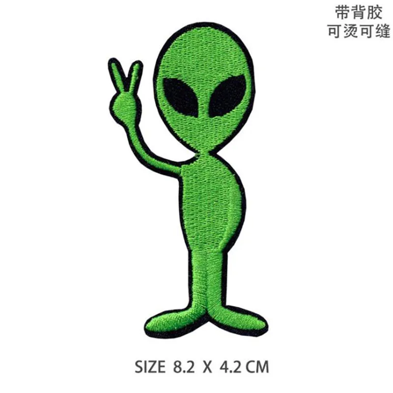 Toy Story  Alien Embroidered Patches For Clothing Thermoadhesive kawaiii Patches Cartoon Badges Iron On Clothes DIY