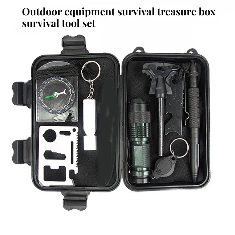 

NEW Portable Travel Camping Outdoor Survival First Aid Kit Survival EDC Tool Set Outdoor Emergency Equipment