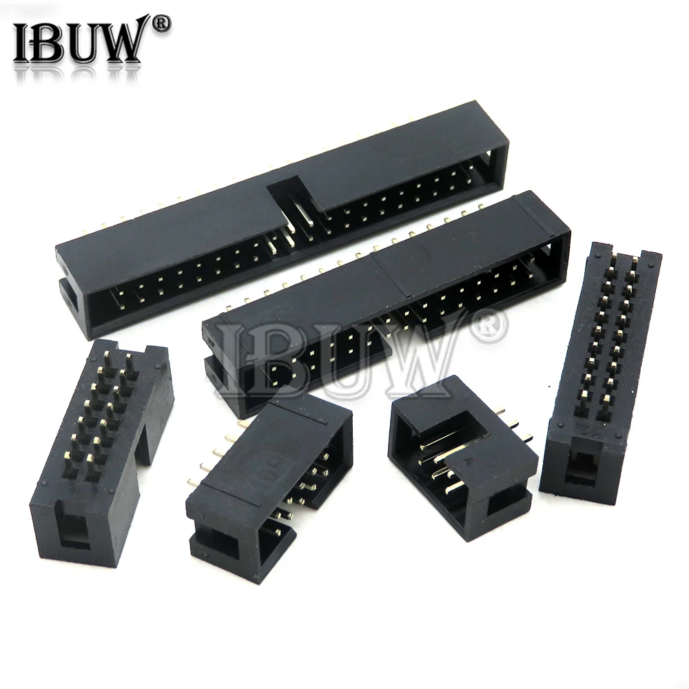 10 SZT./partia Złącze DC3 2.54mm, złącze wtykowe ISP męskie, dwurzędowe, proste, 6P 8P 10P 14P 16P 20P 30P 34P 40P