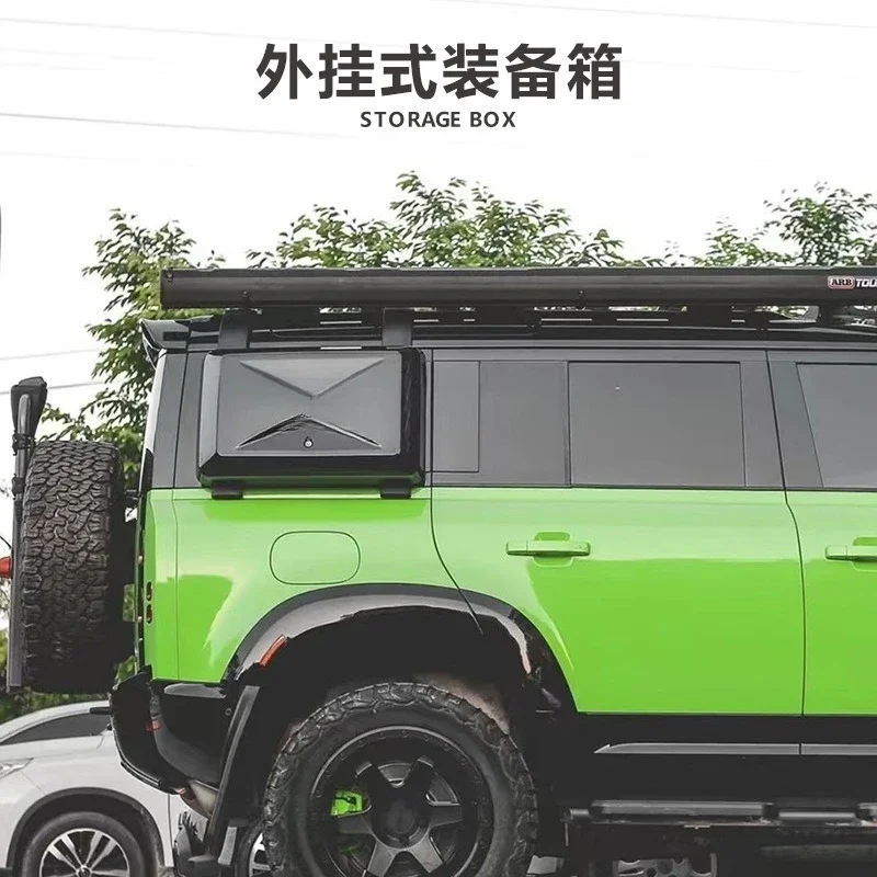 Suitable for 20-23 Defender 90 110 side schoolbag, external small schoolbag side hanging bag ladder modified luggage rack